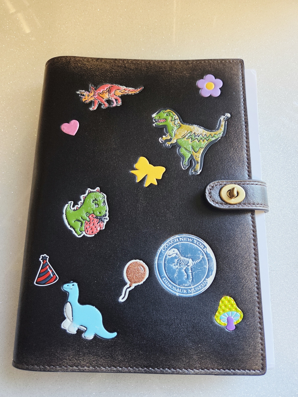 Coach Rexy Birthday Sticker Notebook